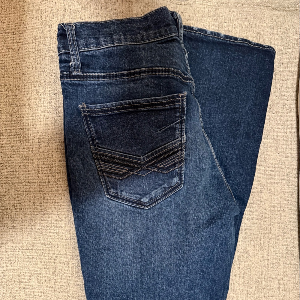 BKE 32x34 Relaxed Fit Dark Blue Jeans